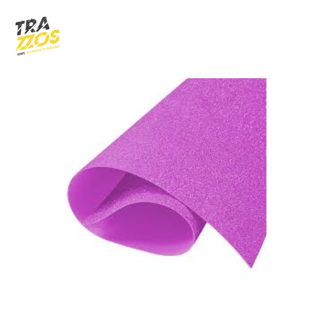 Pliego Foamy Escarchado