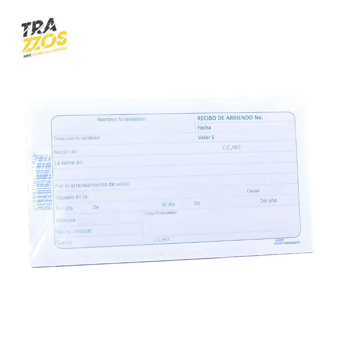 Talonario Nessan Arrendamiento